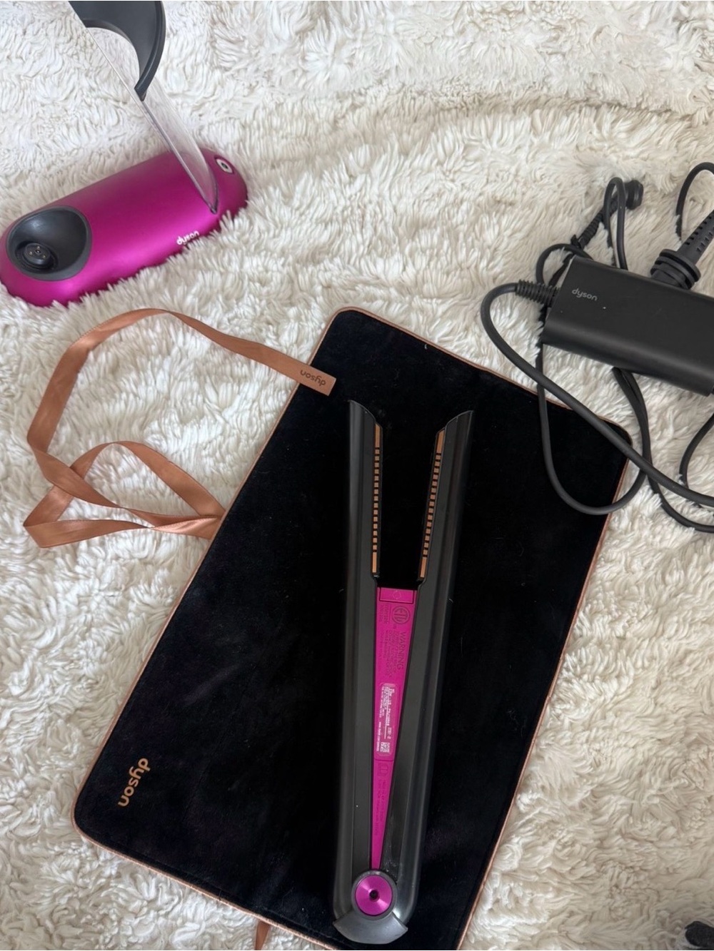 Dyson Corrale Black and Pink Hair Straightener